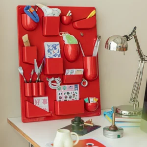 Wall-mounted Storage Rack with Hooks