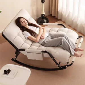 Recliner Rocking Chair Sitting and Sleeping Dual-purpose